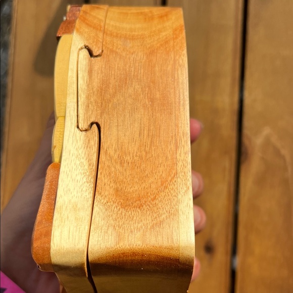 Handcrafted owl puzzle box - Picture 2 of 3